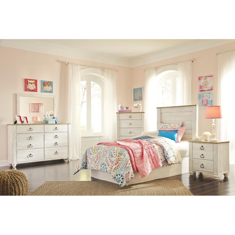 willowton youth bedroom white br packages rm  