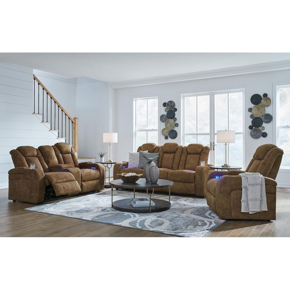 wolfridge living room brown mt motion fabric loveseat p   