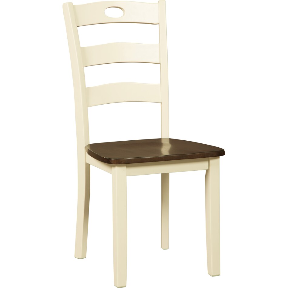 woodanville cream side chair d   
