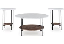 wrenwich occasional white oc  pack of tables t   