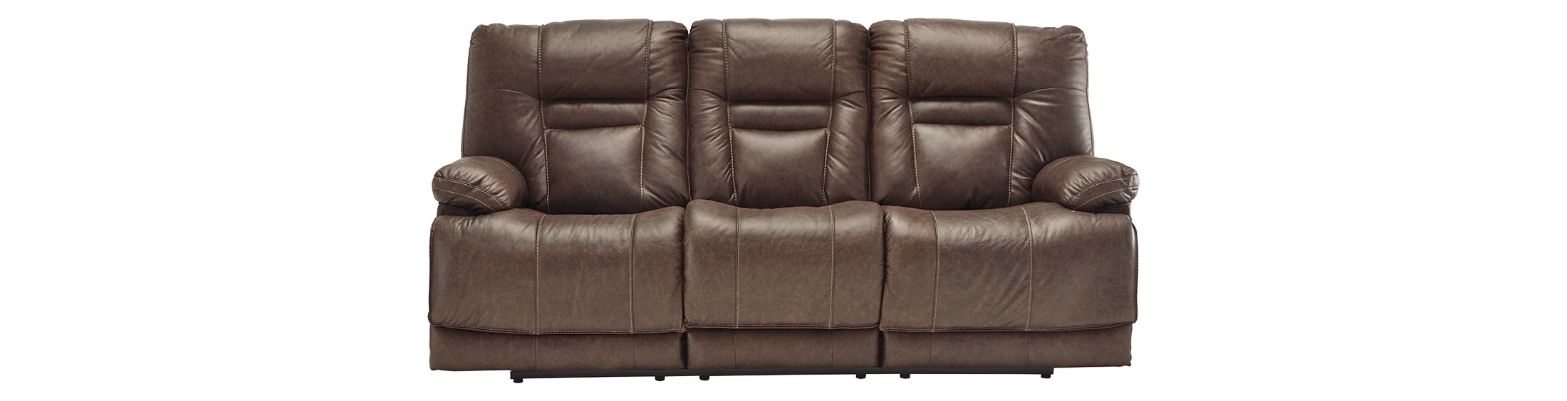 Trampton power reclining sofa best sale with headrest and lumbar