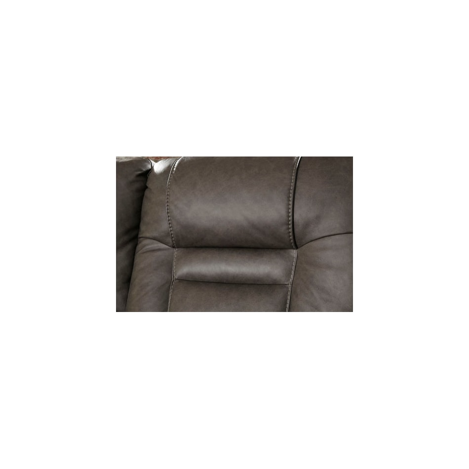 wurstrow gray mt motion leather sofa p u  