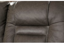 wurstrow gray power reclining sofa u  