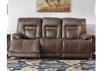 wurstrow power reclining sofa u room image  
