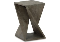 zalemont accent gray at wood accent piece a  