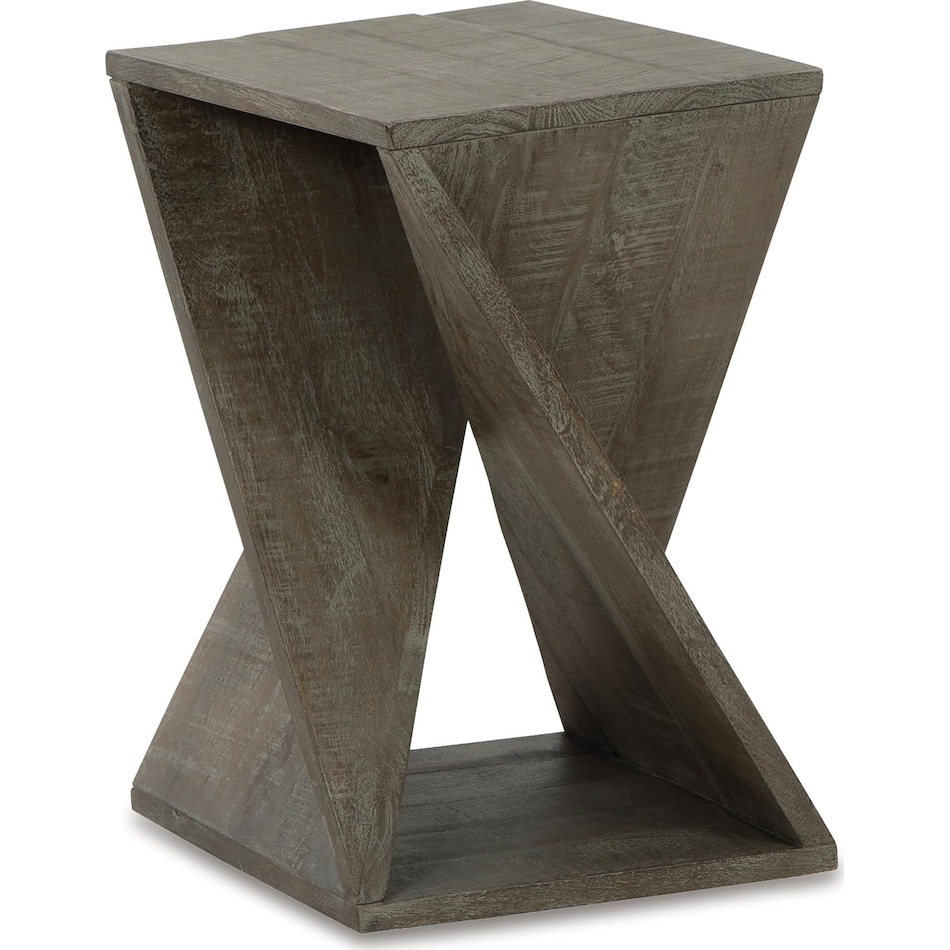 zalemont accent gray at wood accent piece a  