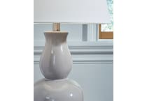 zellrock gray table lamp l  