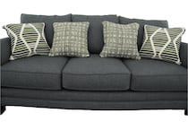 zion living room gray st stationary fabric sofa   