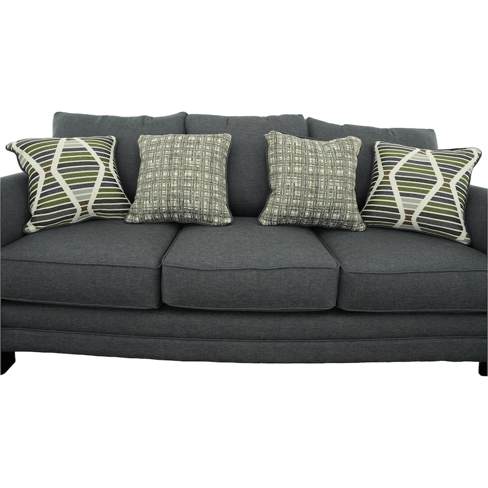 zion living room gray st stationary fabric sofa   