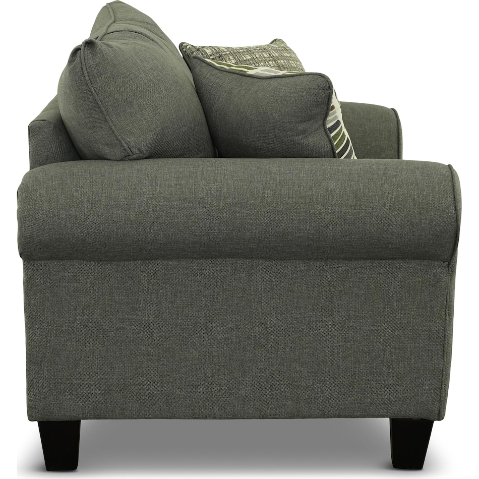 zion living room gray st stationary fabric chair   